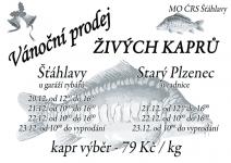 ikona obsahu Vánoční prodej kaprů 2011